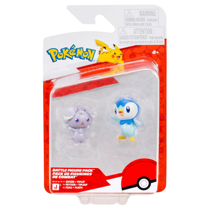 Pokémon Espurr & Piplup Battle Figure Pack