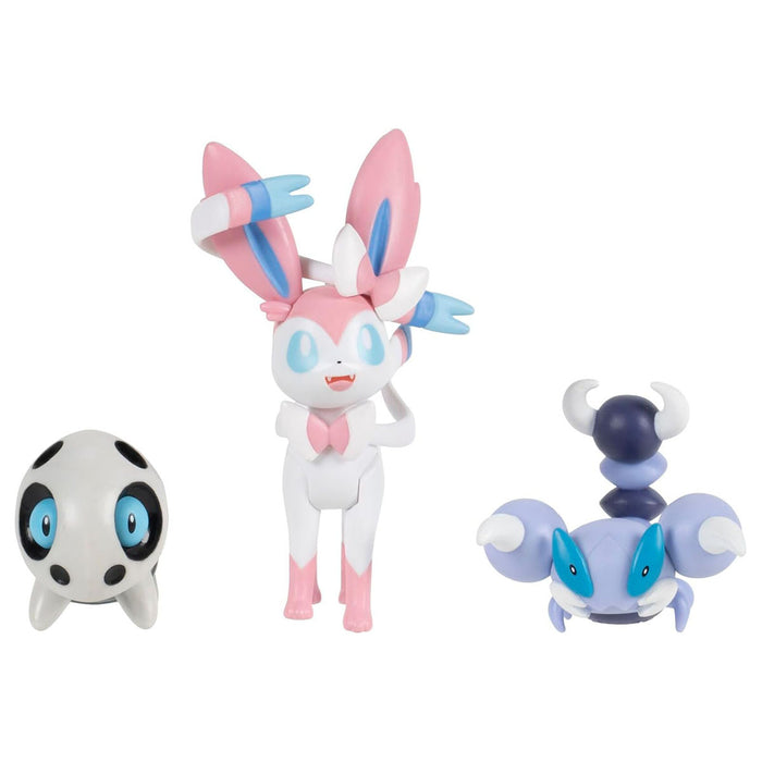 Pokémon Aron, Sylveon & Skorupi Battle Figure Set