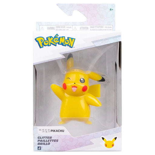Pokémon 30th Anniversary Pikachu Glitter 3" Battle Figure