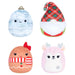 Squishmallows Micromallows Holiday Wreath Soft Toy