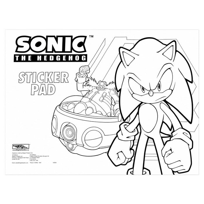 Sonic the Hedgehog Sticker Pad