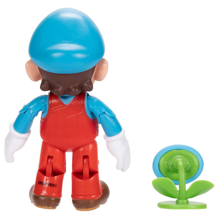 Super Mario Ice Mario with Ice Flower 4" Figure