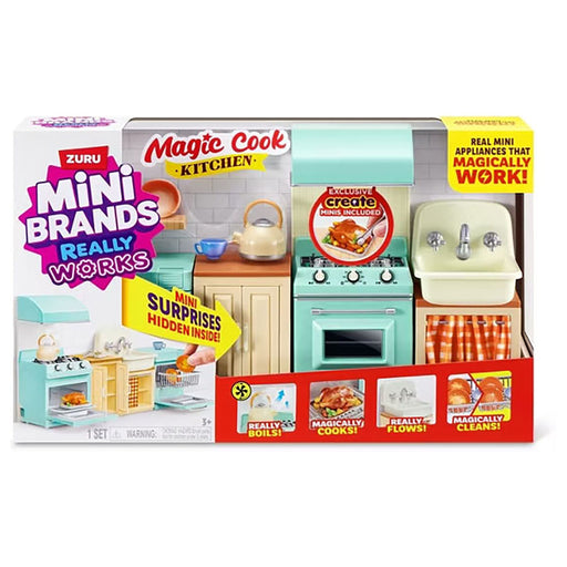 Mini Brands Really Works Magic Cook Kitchen Playset 