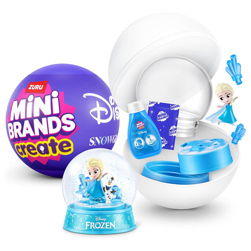 Mini Brands Create Disney Snow Globes Playset Capsule (styles vary)