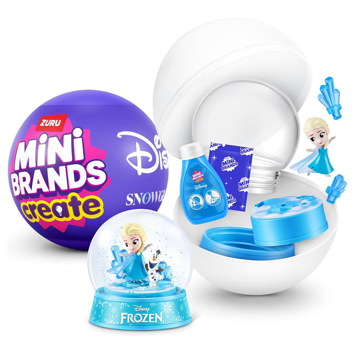 Mini Brands Create Disney Snow Globes Playset Capsule (styles vary)