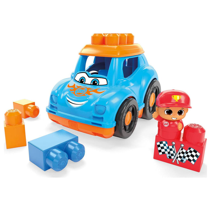 Fisher-Price Mega Bloks Ricky Race Car Building Set