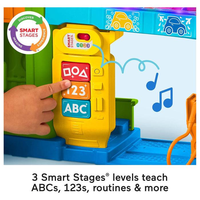 Fisher-Price Little People Light-Up Learning Garage Playset