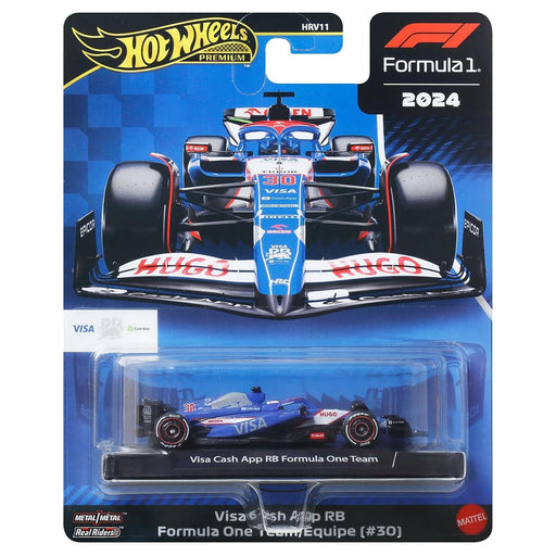 Hot Wheels Premium Formula 1 2024 Visa Cash App RB Race Car #30