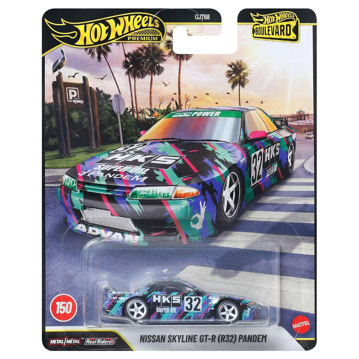 Hot Wheels Premium Boulevard Nissan Skyline GT-R (R32) Pandem Car