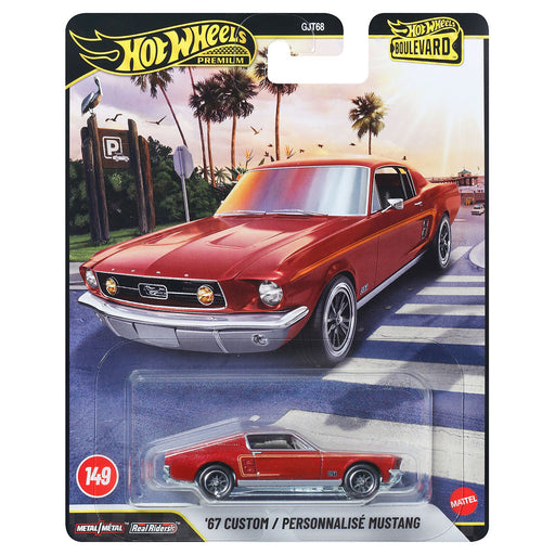 Hot Wheels Premium Boulevard '67 Custom Mustang Car