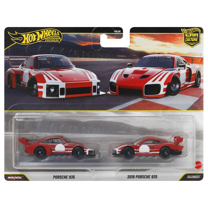 Hot Wheels Premium Car Culture Porsche 935 Car (2 Pack)