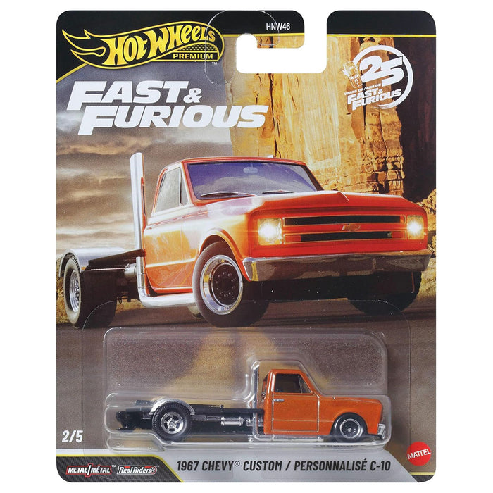 Hot Wheels Fast & Furious 25 Years: 1967 Chevy Custom Die-Cast Car