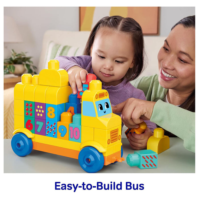 Fisher-Price Mega Bloks Build & Count Bus Set