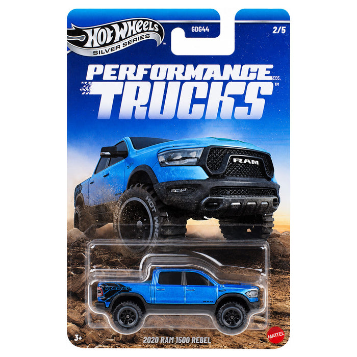 Hot Wheels Silver Series Performance Trucks 2020 Ram 1500 Rebel Car 2/5