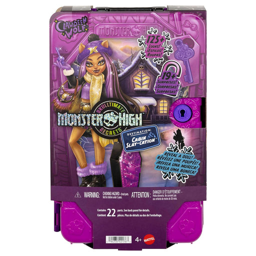 Monster High Skulltimate Secrets Clawdeen Wolf Doll Set