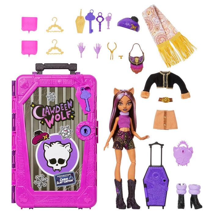 Monster High Skulltimate Secrets Clawdeen Wolf Doll Set