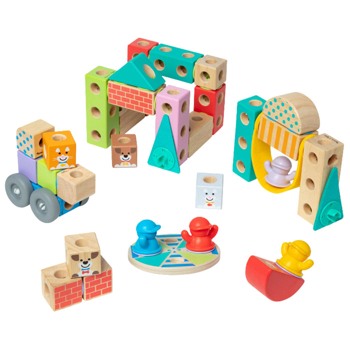 Melissa & Doug Blockables Town Building Set