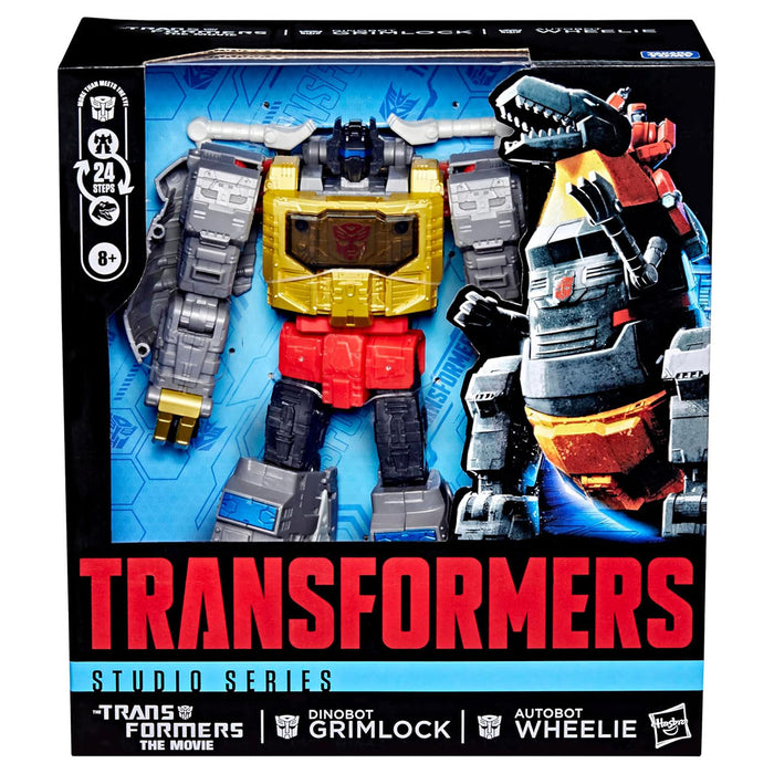 Transformers Studio Series Dinobot Grimlock & Autobot Wheelie Figures