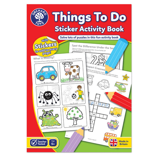 Orchard Toys Things to Do Sticker Activity Book