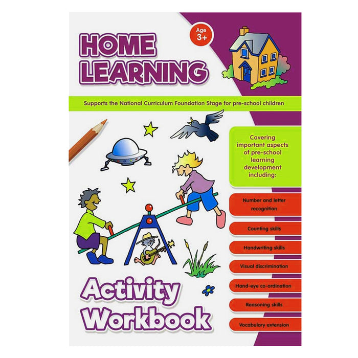 Home Learning Activity Workbook (styles vary).