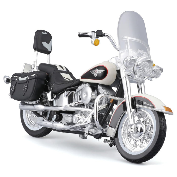 Maisto Harley Davidson Dous-40's 1997 FXDL Dyna Low Rider & 1993 FLSTN Heritage Softail Die-Cast Motorcycles