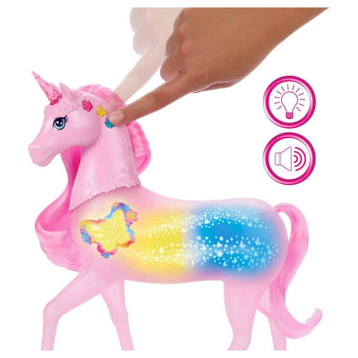 Barbie Sparkle Lights Unicorn Figure 