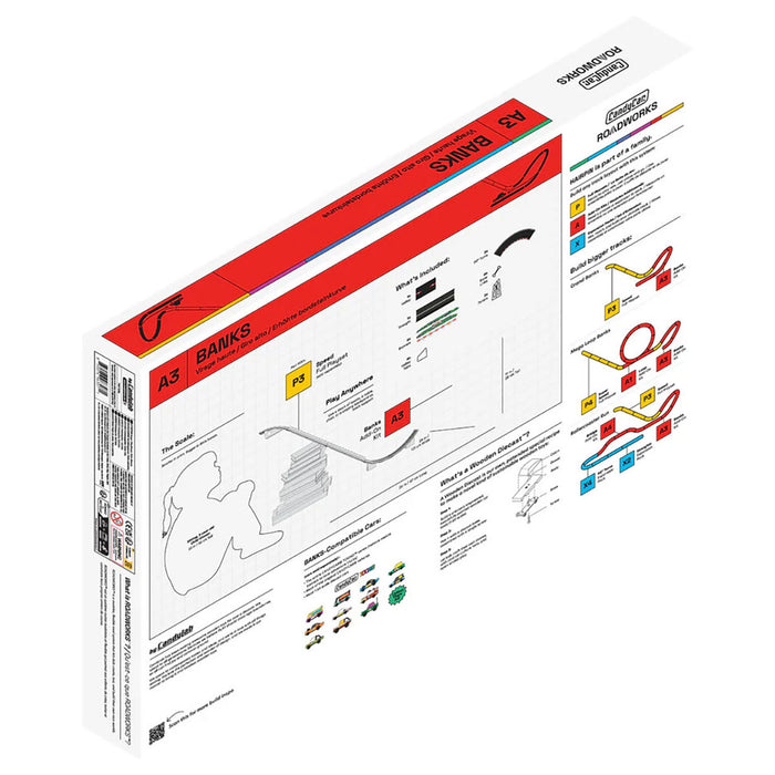 CandyCar Roadworks Banks Track Add-On Kit