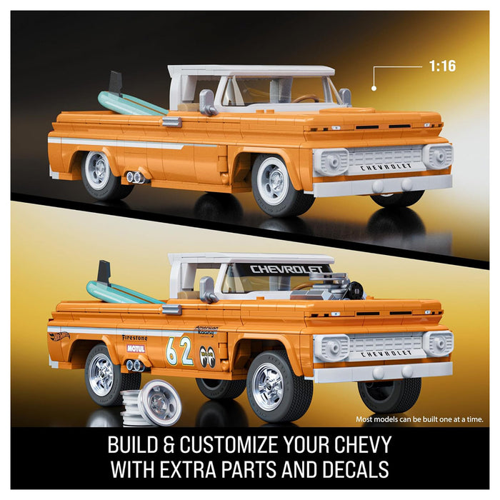 Hot Wheels Custom '62 Chevy Pickup Building Set