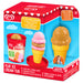 Walls Toy Play Ice Cream Tub Strawberry & Caramel Set