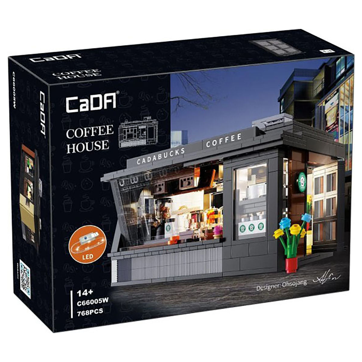 CaDA Coffee House Building Block Set — Booghe