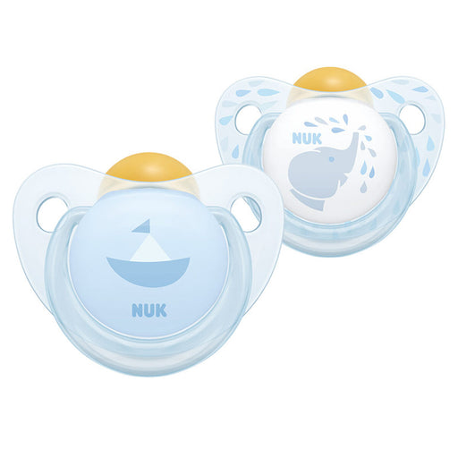 NUK R&B Latex Soother Blue Size 1 (Pack of 2)