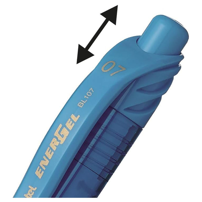 Pentel EnerGel X 0.7mm BL107 Sky Blue Rollerball Pen