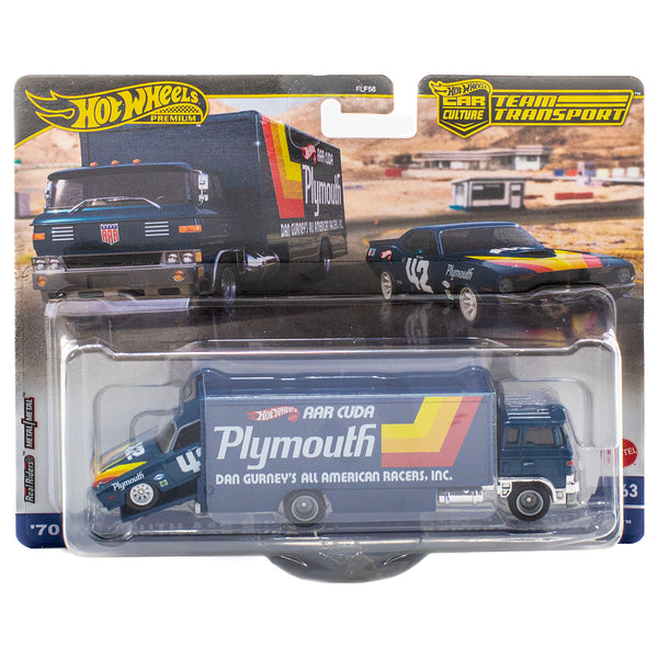 Hot Wheels Car Culture: Team Transport '70 Plymouth Aar Cuda with