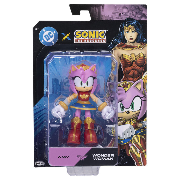 DC x Sonic the Hedgehog Amy Wonder Woman 5" Figure