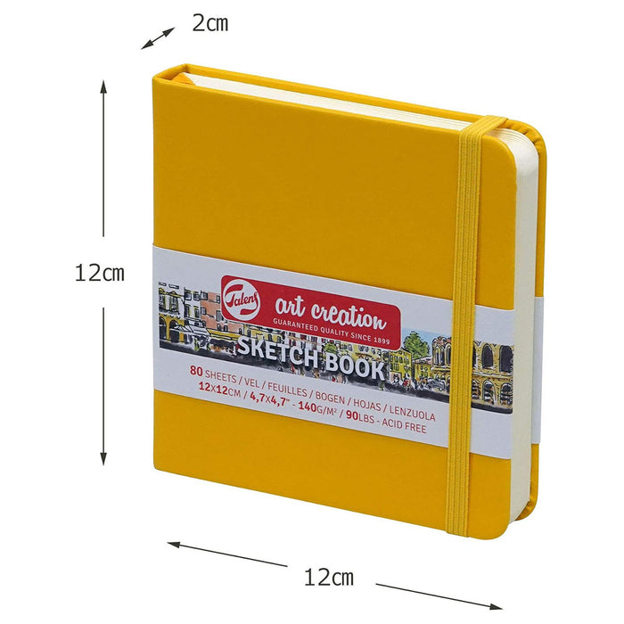 Royal Talens Art Creation Sketchbook Golden Yellow 12 x 12 cm, 140 g, 80 sheets