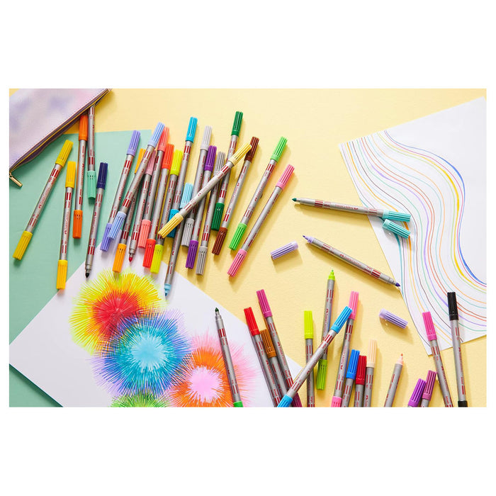Faber-Castell Double-Ended Felt Tip Pens (10 Pack)