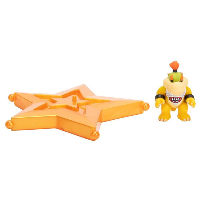 The Super Mario Galaxy Movie: Bowser Jr. Mini Figure with Star Launcher