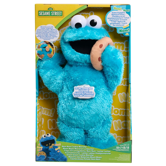 Sesame Street Nom Nom Cookie Monster Interactive Plush