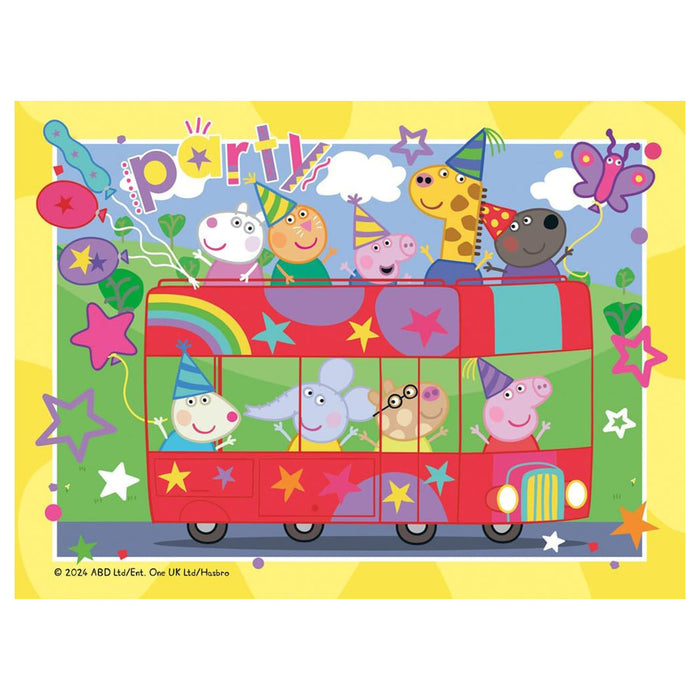 Ravensburger Peppa Pig Let's Party 4 in a Box Jigsaw Puzzles