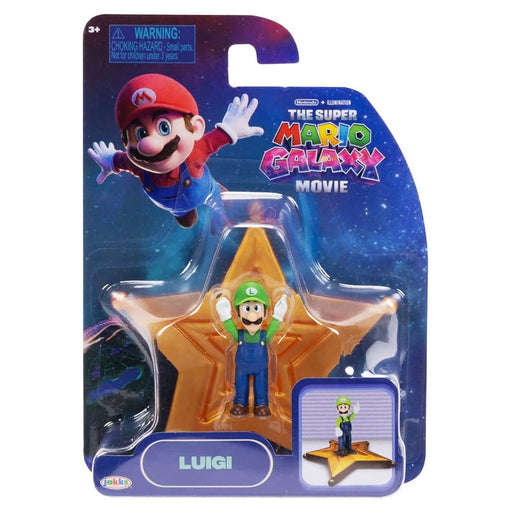The Super Mario Galaxy Movie: Luigi Mini Figure with Star Launcher 