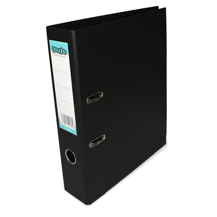 Lever Arch A4 Files Assorted 4 pack (Black, Red, Blue, Green) 