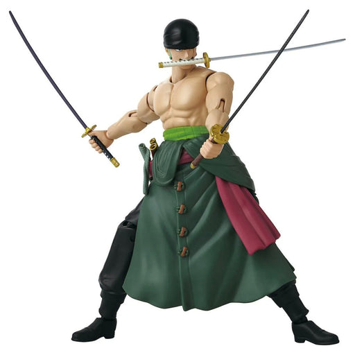 Anime Heroes One Piece Roronoa Zoro Three Sword Style Figure