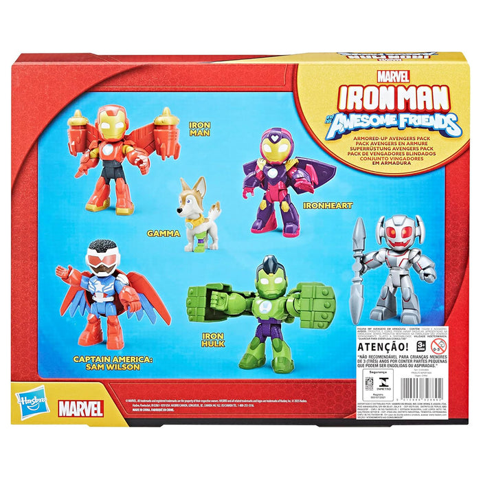 Marvel Iron Man and his Awesome Friends Armoured-Up Avengers Pack
