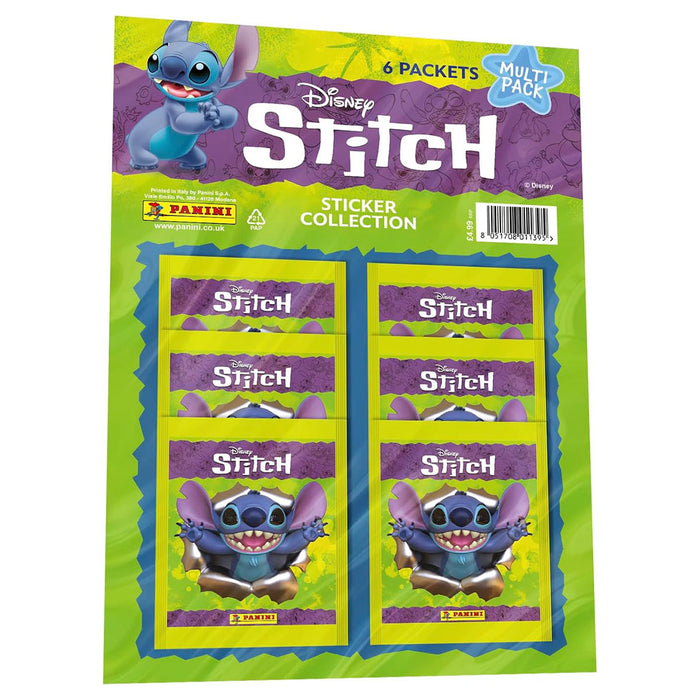 Panini Disney Stitch Sticker Collection Multipack (6 Packs)