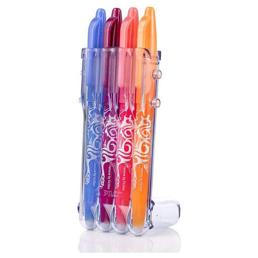 Pilot FriXion Ball 'Set 2 Go' M Pens with Case (4 Pack)