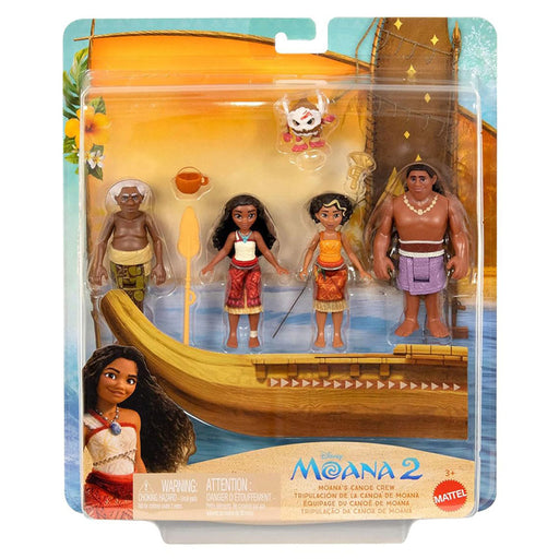 Disney Moana 2: Moana's Canoe Crew Figures