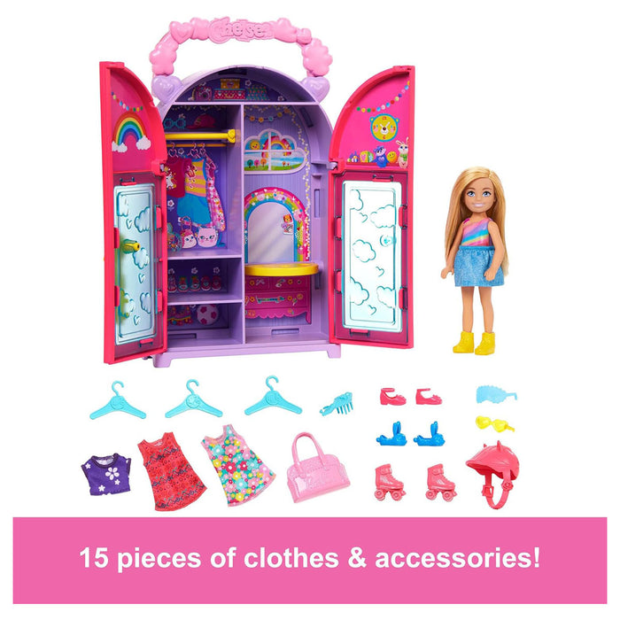 Barbie Chelsea Doll and Closet Set