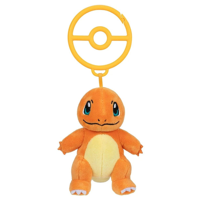 Pokémon Charmander 3.5" Plush with Poke Ball Shaped Bag Clip