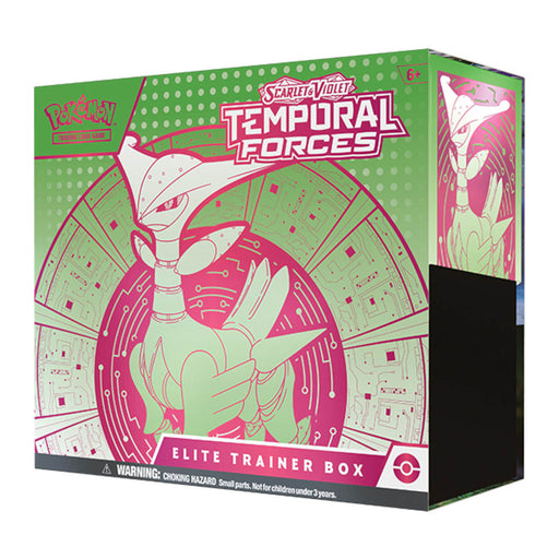 Pokémon TCG Scarlet & Violet: Temporal Forces - Elite Trainer Box - Iron Leaves