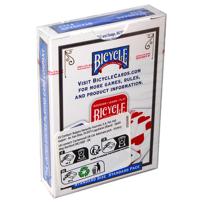 Bicycle Double Back Magic Deck Standard Playing Cards Blue/Blue